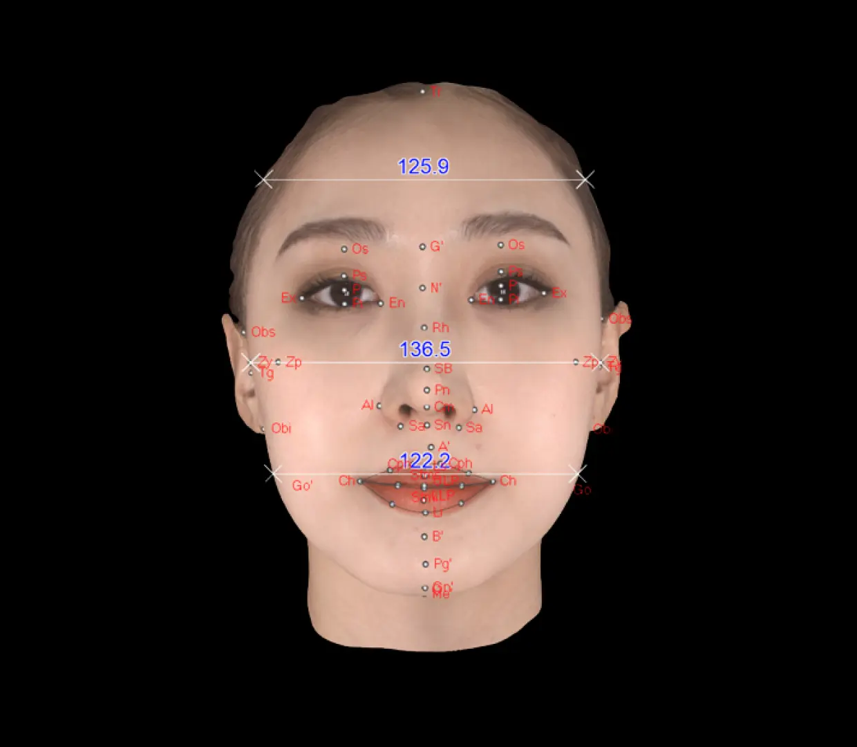 눈과 미간의 균형